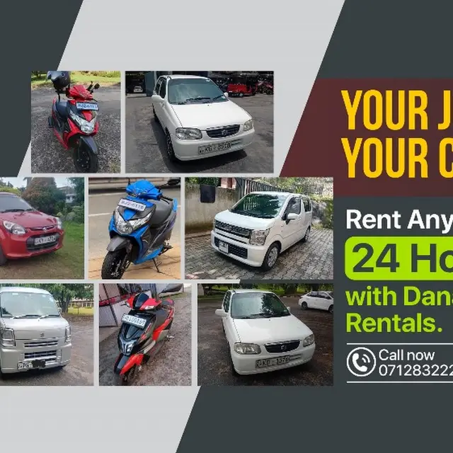 DANAN CAR & BIKE RENTALS KANDY & PERADENIYA