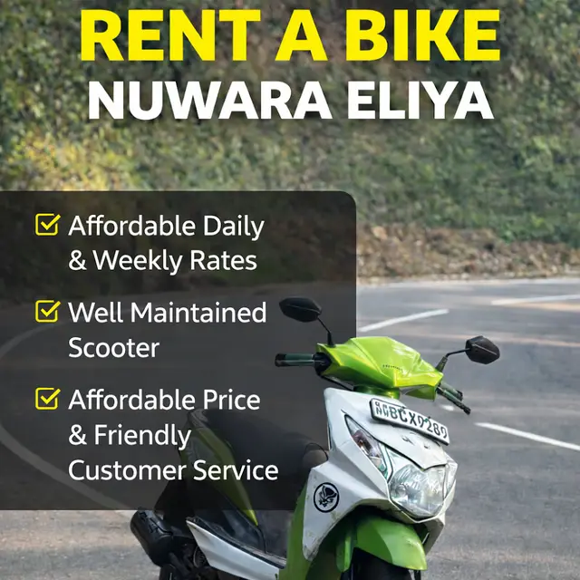 rent a bike nuwara eliya